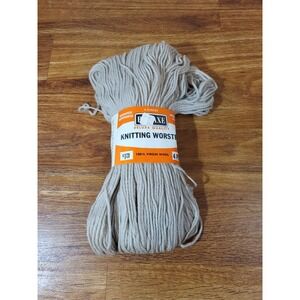 Vintage Romaxe 4 Ply 100% Wool 4 Ounces Natural Yarn